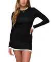 Edikted Norah Contrast Layered Mini Dress In Multi