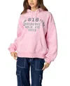 Edikted New York Oversize Hoodie In Light Pink