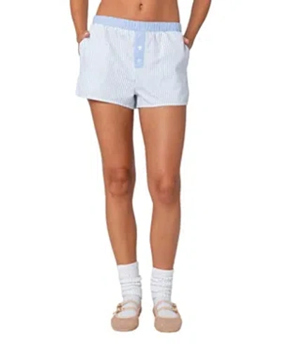 EDIKTED OAKLIE MIX STRIPED BOXER SHORTS