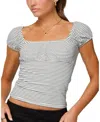 Edikted Oleana Gathered Bust Top In Multi