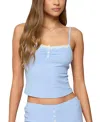 Edikted Olena Lace Trim Henley Camisole