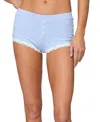 Edikted Olena Lace Trim Shorts