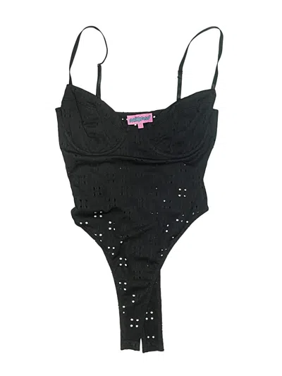 Pre-owned Edikted One Piece Swimsuit In Black