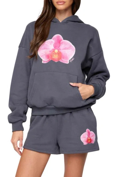 Edikted Orchid Babe Hoodie In Multi