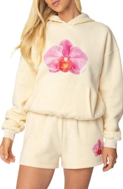 Edikted Orchid Babe Hoodie In Yellow