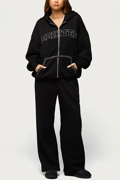 Edikted Oversized Hoodie In Black, Women's At Urban Outfitters