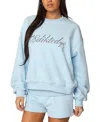 Edikted Oversized Sweatshirt In Light Blue