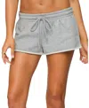 Edikted Pacific Coast French Terry Sweat Shorts In Gray
