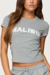 Edikted Malibu Embroidered Eyelet T-shirt In Multi