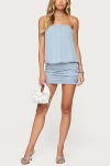 Edikted Paloma Strapless Mini Dress
