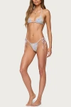 Edikted Patchwork String Bikini Bottoms