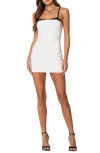 Edikted Peeking Lace Mini Dress In White