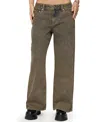 Edikted Petite Zahra Mud Wash Low Rise Colored Wash Jeans In Brown