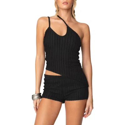 Edikted Phoebe Asymmetric Camisole In Black
