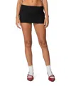 Edikted Piper Micro Skort In Black
