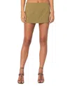 Edikted Piper Microskort In Green