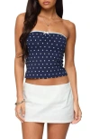 Edikted Built In Bra Polka Dot Top