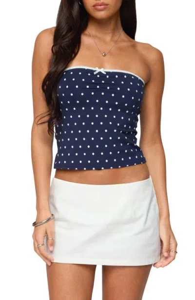 EDIKTED EDIKTED POLKA DOT TUBE TOP