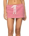 Edikted Psalm Striped Mini Skort