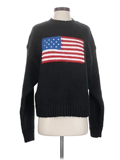 Pre-owned Edikted Pullover Sweater In Black
