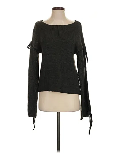 Pre-owned Edikted Pullover Sweater In Black