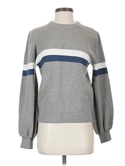Pre-owned Edikted Pullover Sweater In Gray