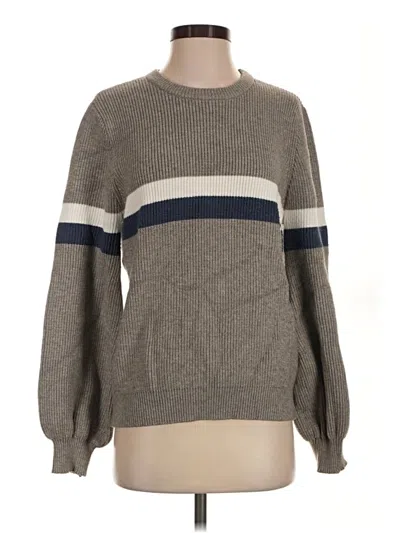 Pre-owned Edikted Pullover Sweater In Gray