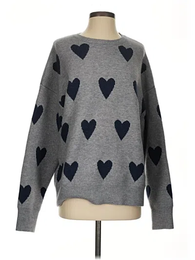 Pre-owned Edikted Pullover Sweater In Gray