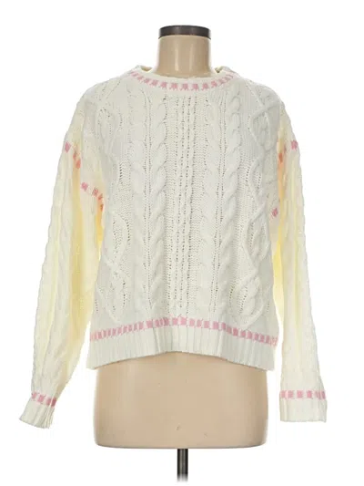 Pre-owned Edikted Pullover Sweater In Ivory