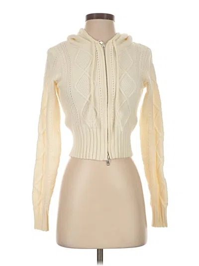 Pre-owned Edikted Pullover Sweater In Ivory