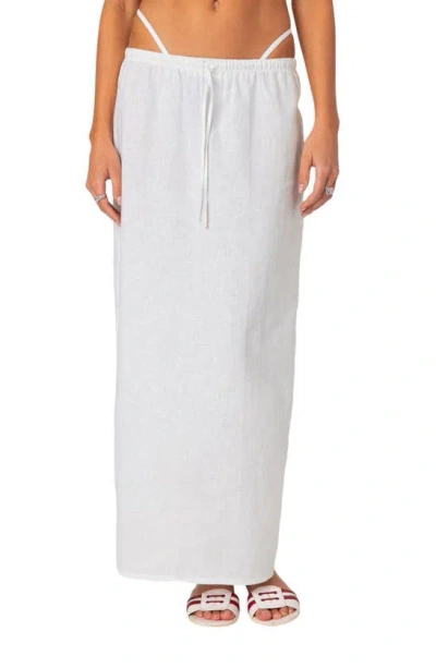 Edikted Rayla Maxi Skirt In White