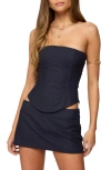 Edikted Rebel Strapless Corset Top