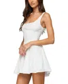 Edikted Reina Floral Embroidered Cotton Minidress