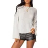 Edikted Relaxed Lightweight Sweater In White