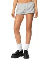 Edikted Robina Puff Shorts In Gray Melange