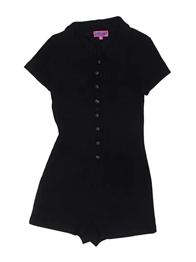 Pre-owned Edikted Romper In Black