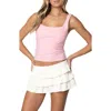 Edikted Ronda Bow Back Tank In Pink