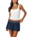 Edikted Rondo Bow Back Tank In White