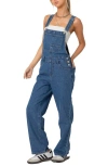 Edikted Rosemary Denim Overalls In Blue-washed