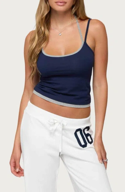 Edikted Roya Layered Camisole In Blue