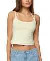 Edikted Roya Layered Halter Tank Top In Yellow