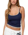 Edikted Roya Layered Halter Tank Top In Blue