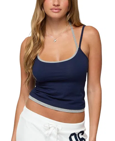 EDIKTED ROYA LAYERED HALTER TANK TOP