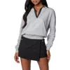 Edikted Rue Double Collared Sweater In Gray
