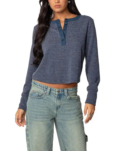 EDIKTED RUTH HENLEY WAFFLE TOP