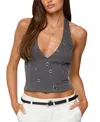 Edikted Sakura Grommet Halter Top