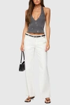 Edikted Sakura Grommet Halter Top