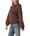 Edikted San Antonio Graphic Hoodie In Brown