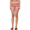 Edikted Saylor Striped Knit Shorts
