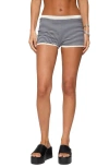 Edikted Saylor Striped Knit Shorts
